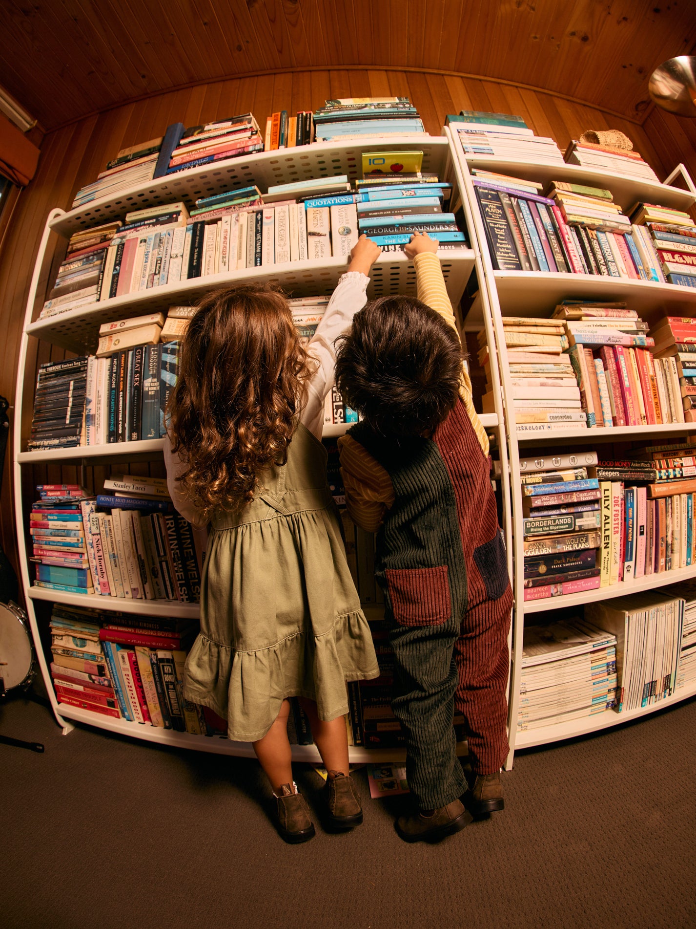 Austin Corduroy Colour Block Overalls