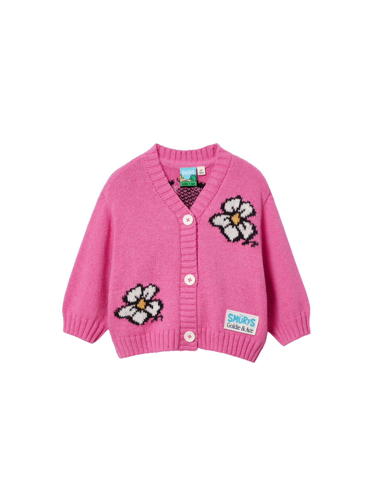 The Smurfs Flower Knit Cardigan