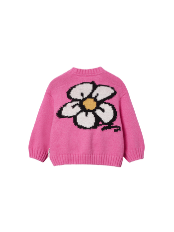 The Smurfs Flower Knit Cardigan