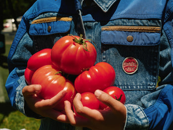 Colour Block Denim Set