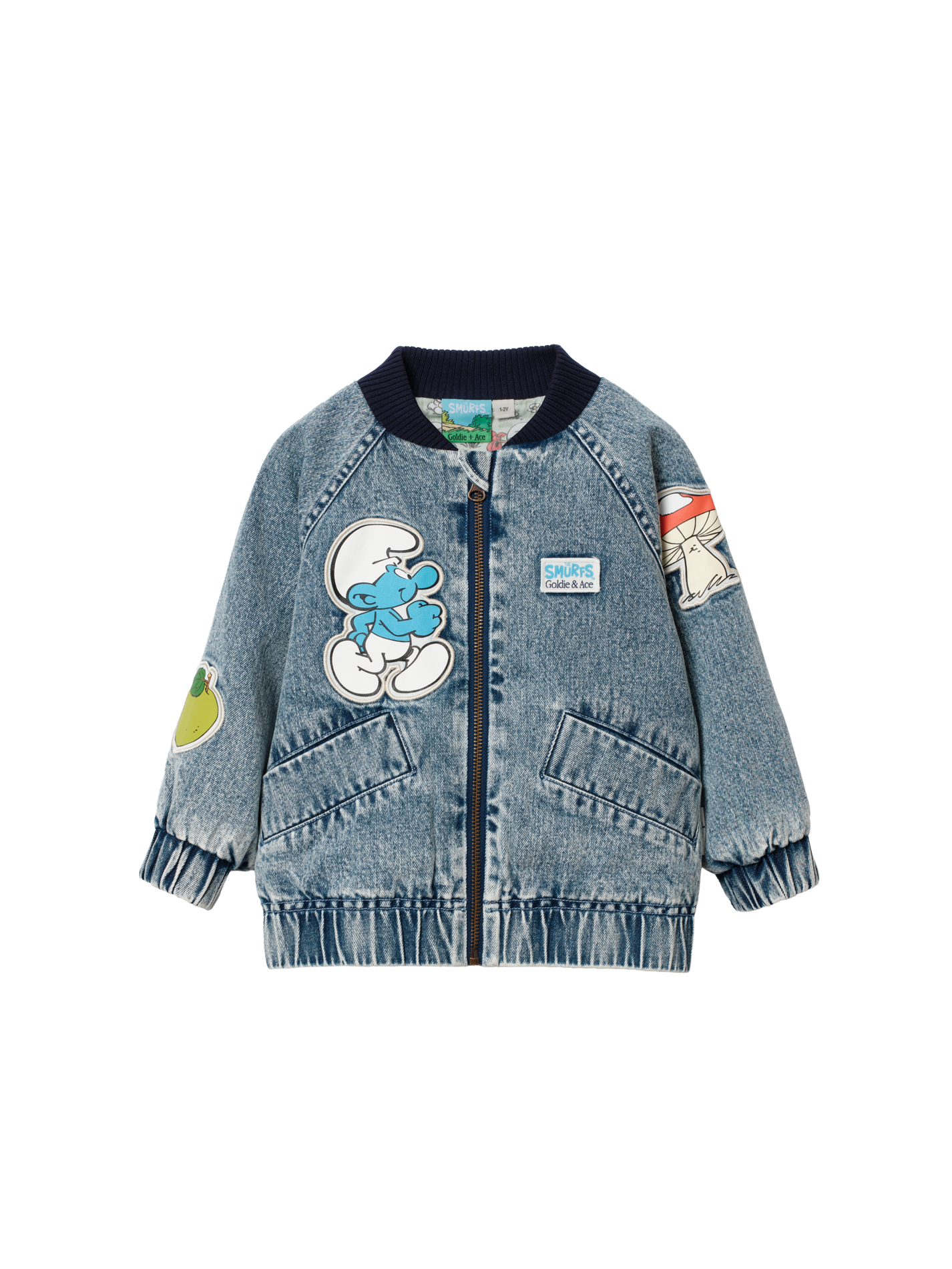 The Smurfs Badge Bomber Jacket
