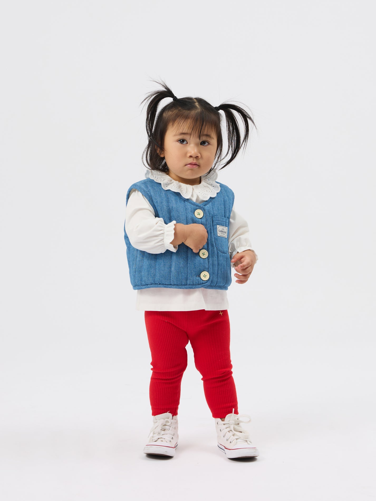 Bowie Rib Legging Red