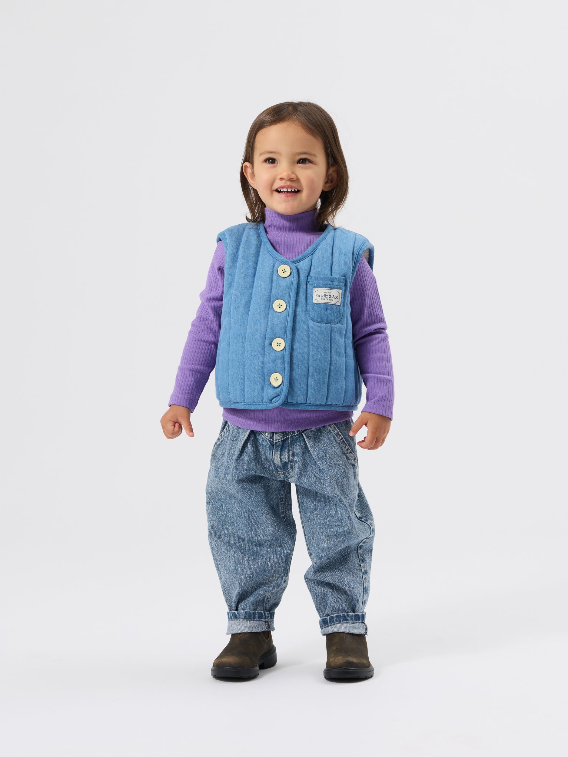 Japan SOL Reversible Blue Vest