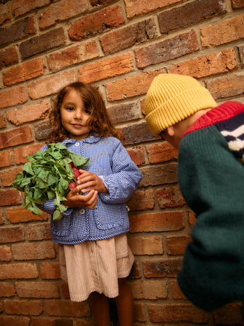 Wild Strawberry Gingham Padded Jacket