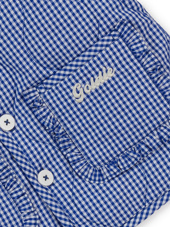 Wild Strawberry Gingham Padded Jacket