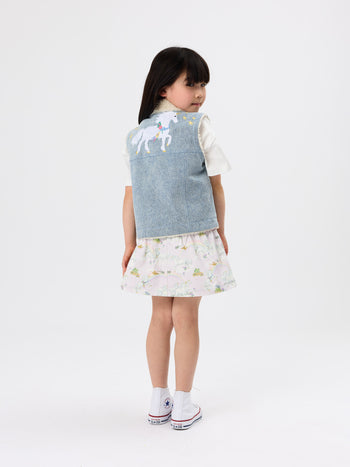 Shirley Barber Unicorn Peplum Skirt