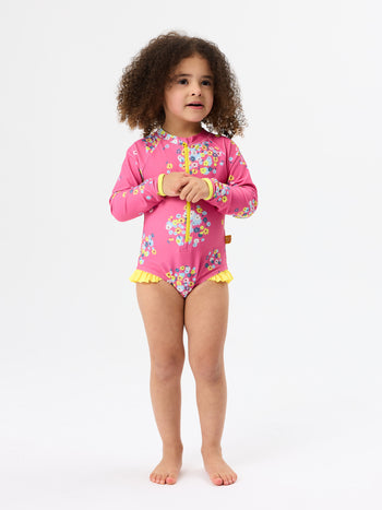 Floral Frill Swimsuit