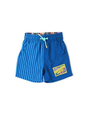 Stripe Panel Board Shorts