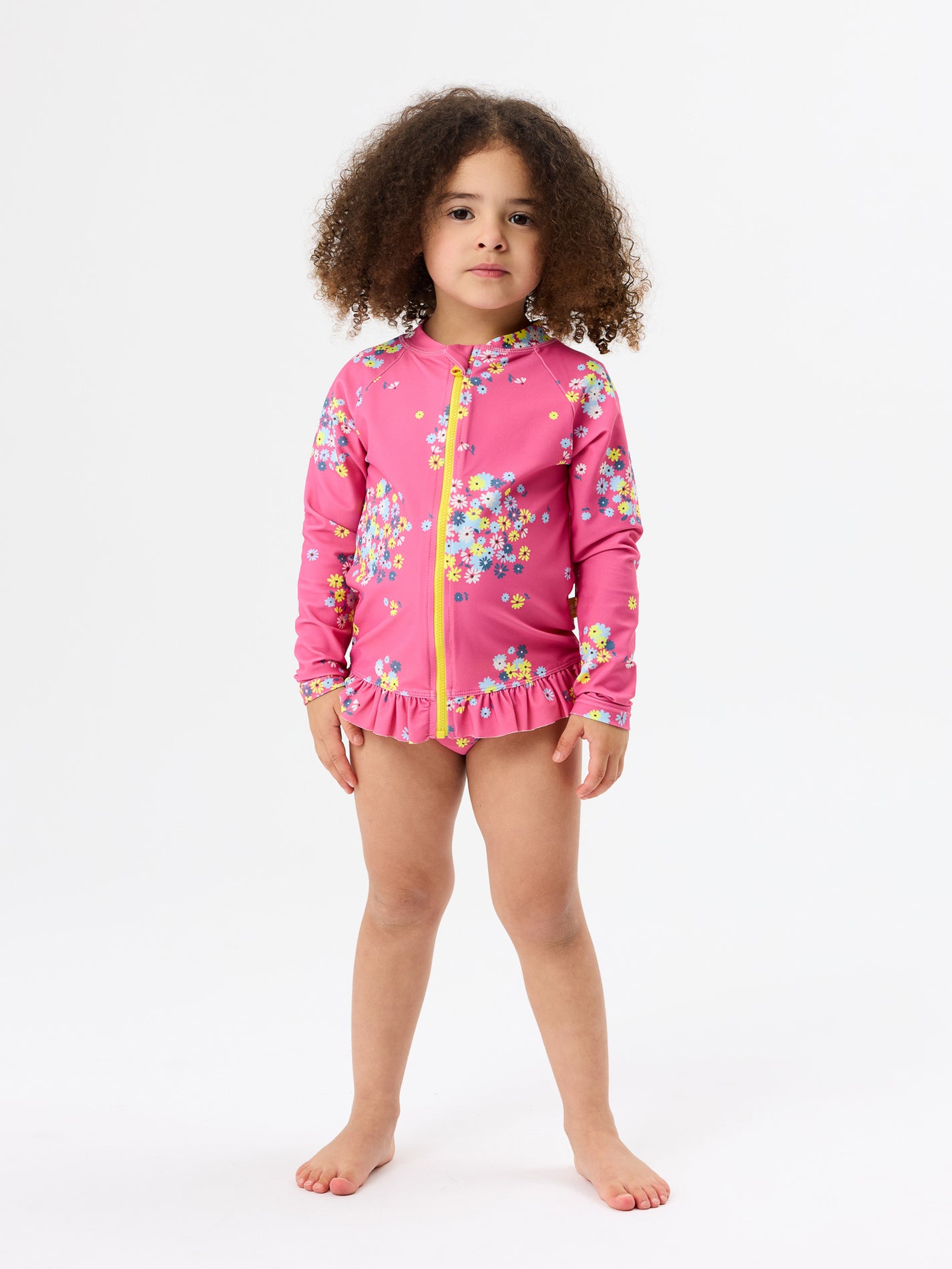 Floral Zip Rashguard