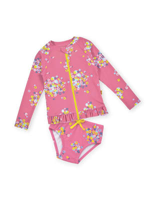 Floral Baby Swim Set
