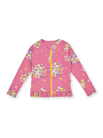 Floral Zip Rashguard