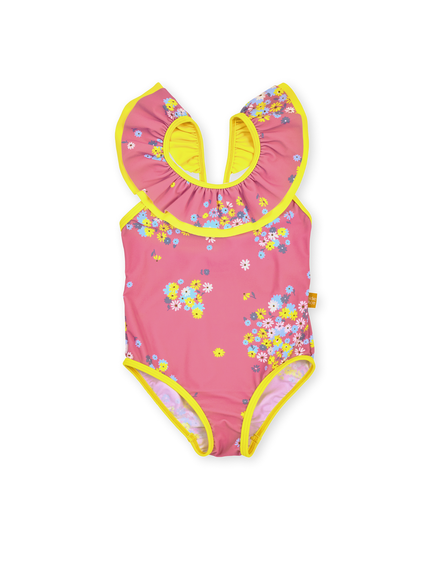 Floral Frill Collar Swimsuit