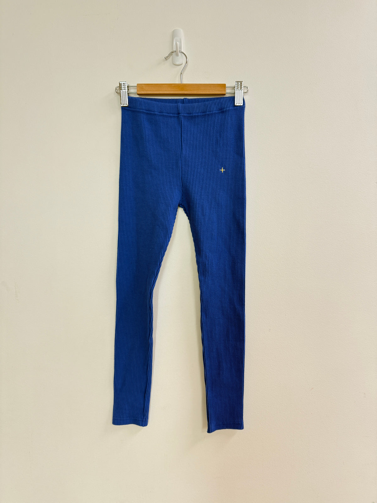 BLUE RIB LEGGINGS - 8Y