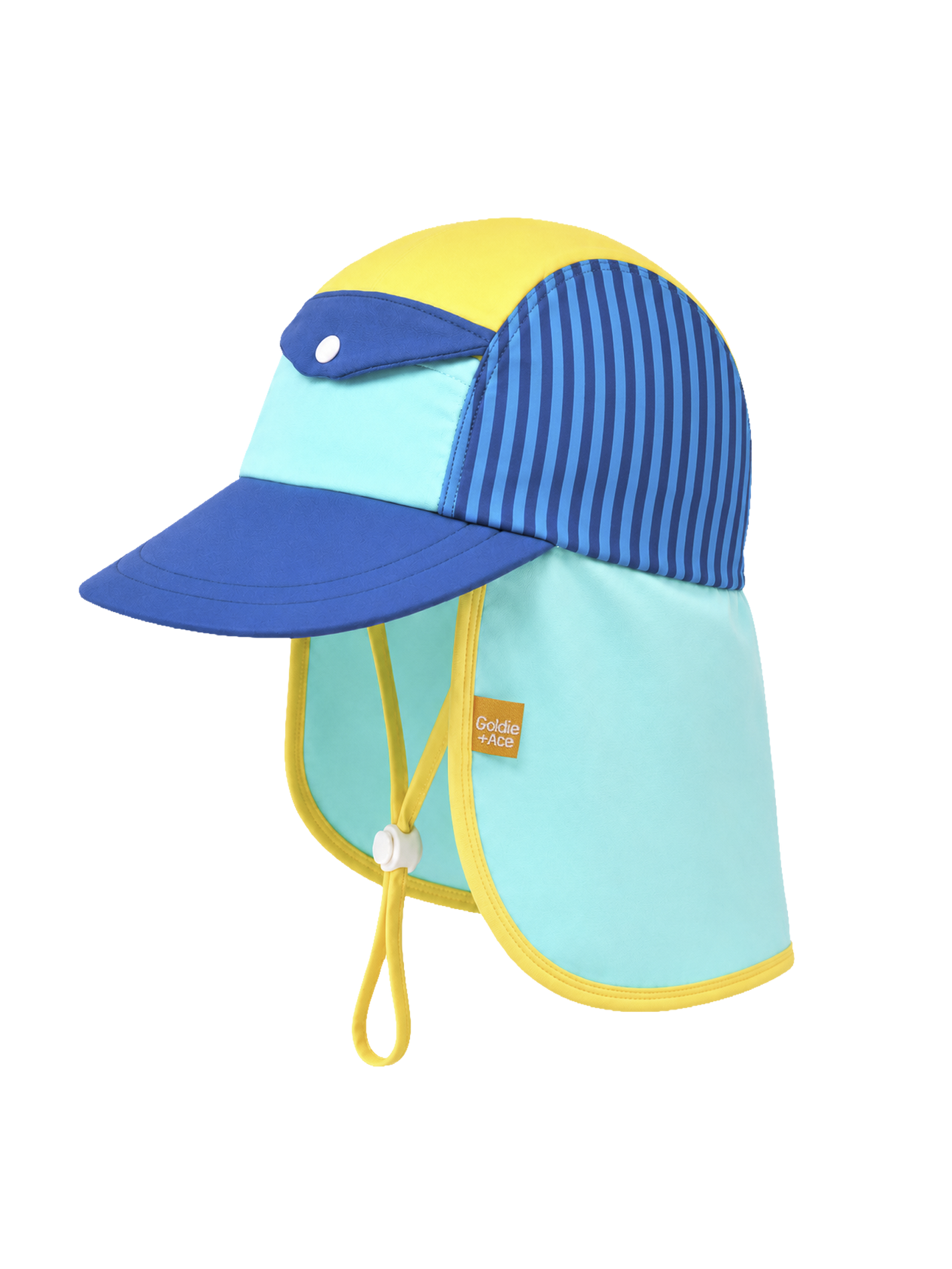 Stripe Panel Legionnaires Swim Hat