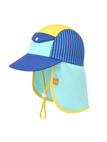 Stripe Panel Legionnaires Swim Hat