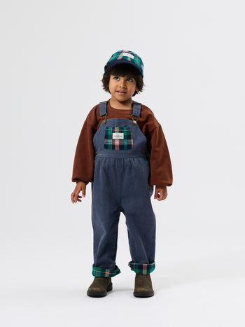 Austin Green Check Overalls