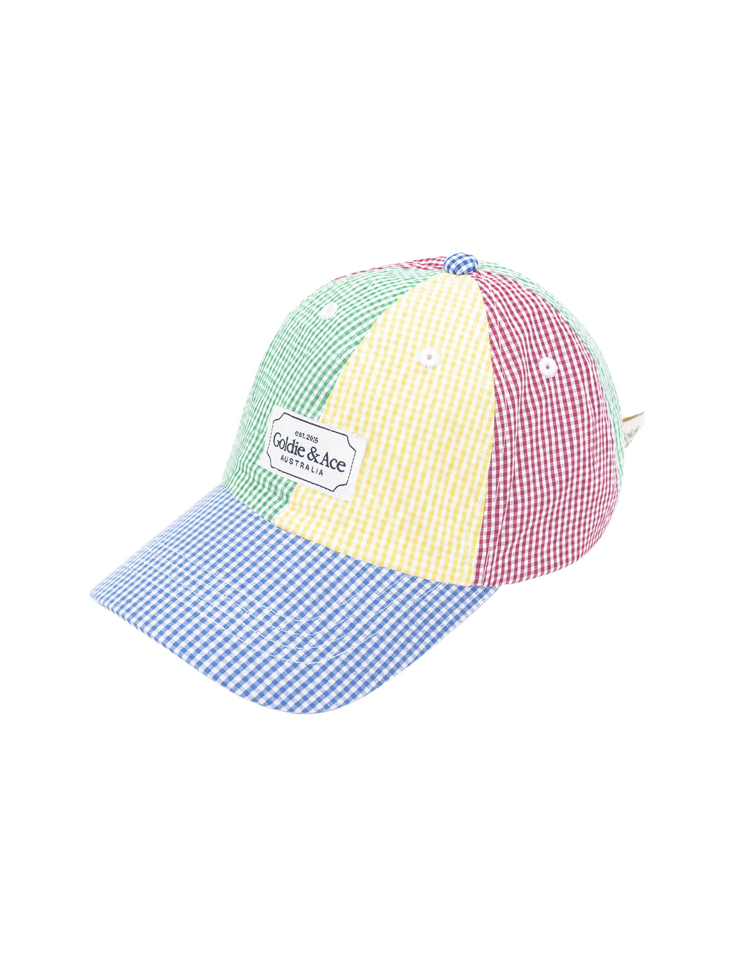 Gingham Colour Block Cap