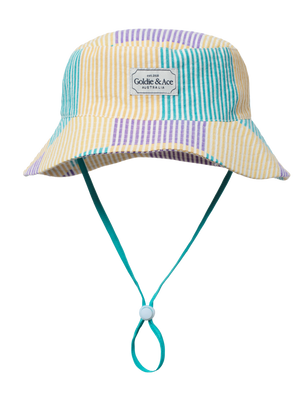 Seersucker Plaid Bucket Hat