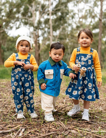 Tully Tiered Pinafore Dress Daisy Denim