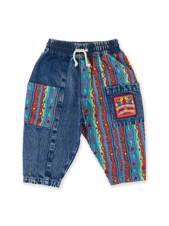 Bananas in Pyjamas© Retro Kit Denim Pocket Pant