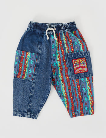 Bananas in Pyjamas© Retro Kit Denim Pocket Pant