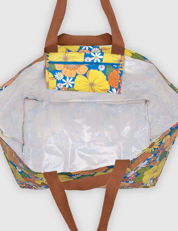 Zoe Floral Beach Bag