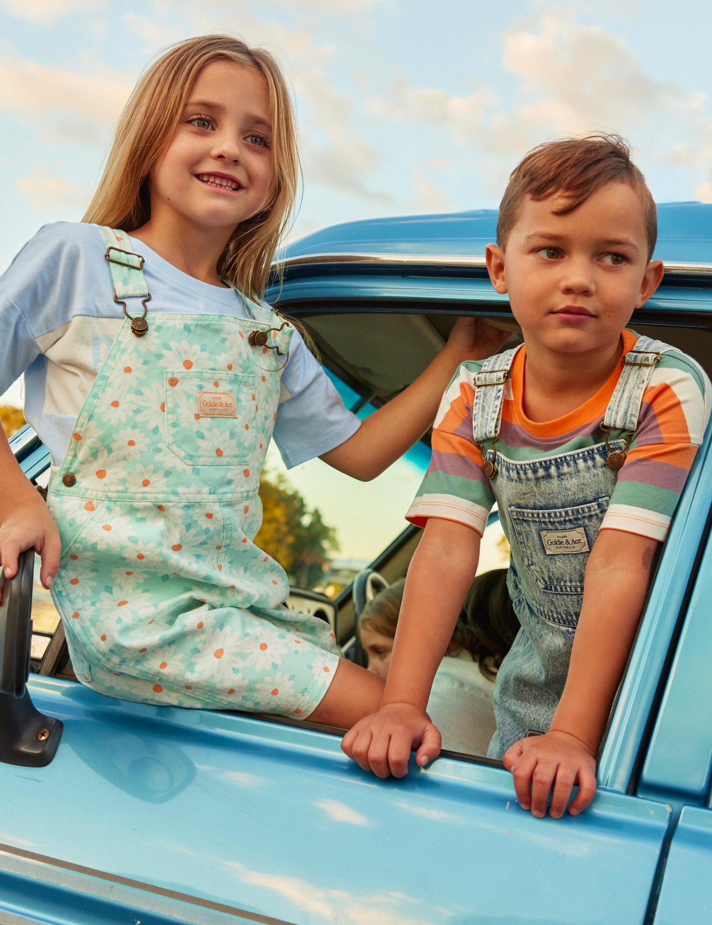 Burton Classic Stripe Denim Overalls main image 0