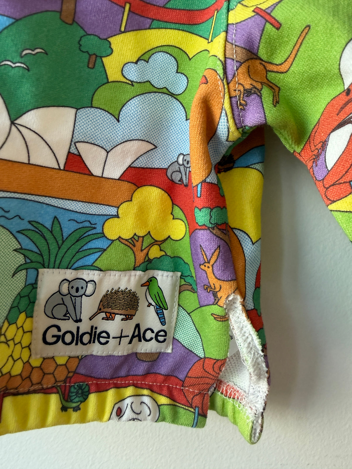 BIG THINGS GREEN JUMPER (CUT SEAM) - 6M