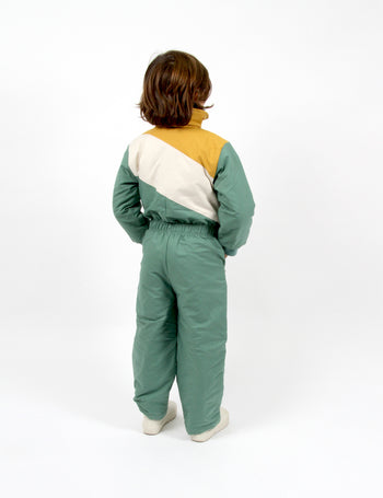 Retro Snow Suit Green