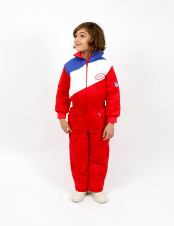 Retro Snow Suit Red