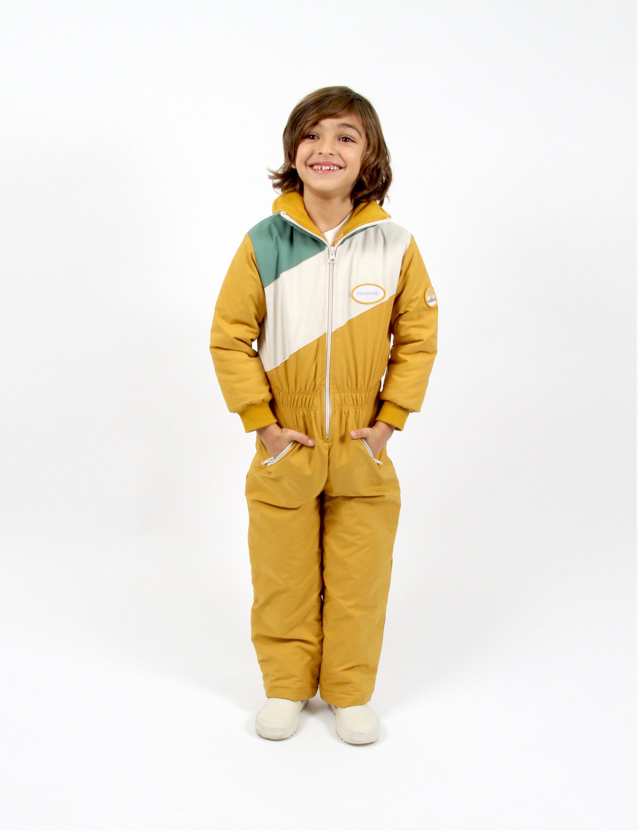 Retro Snow Suit Mustard