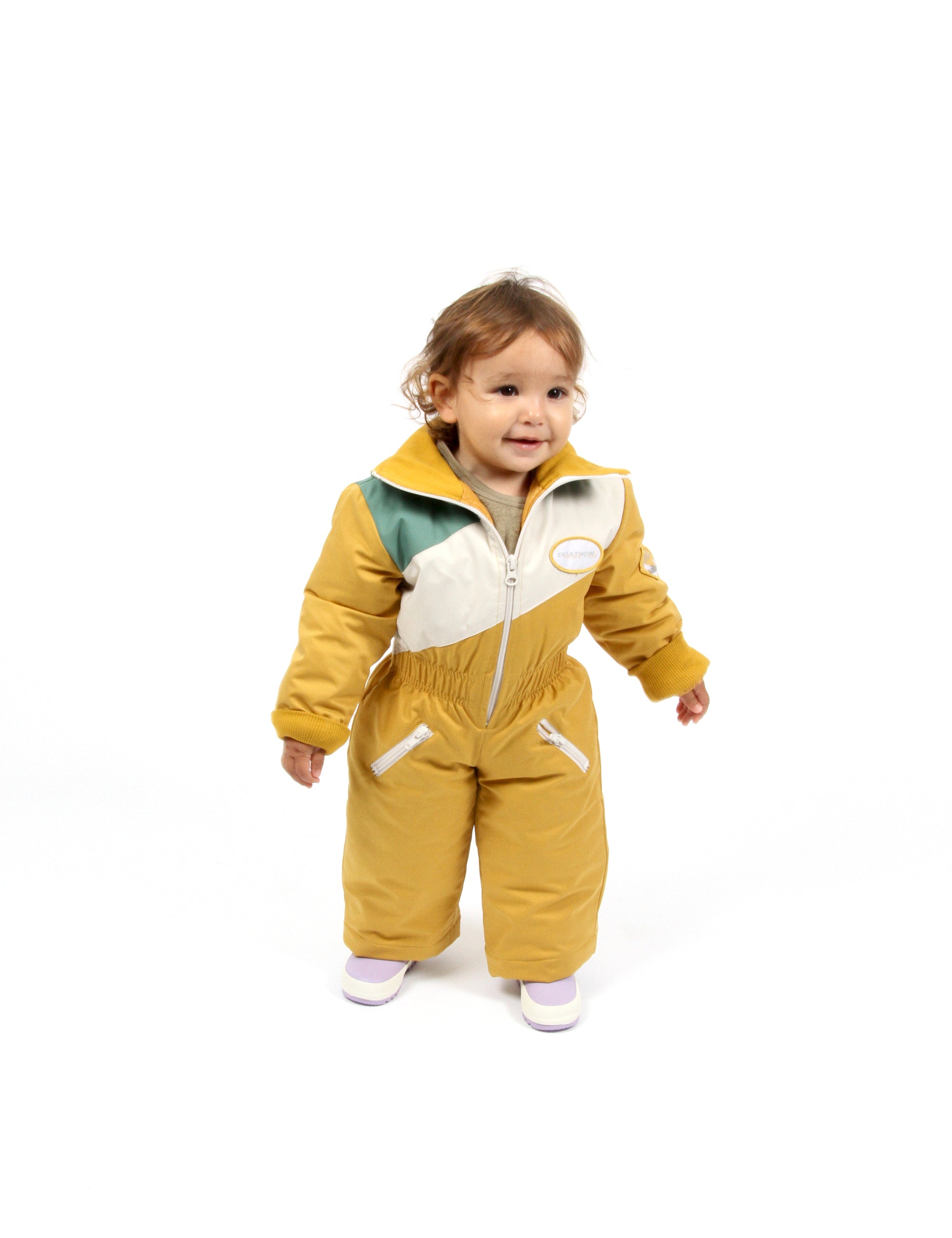 Yellow snowsuit deals