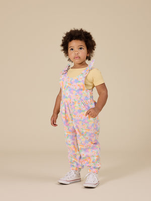 Pastel Bouquet Tiffany Tie Overalls