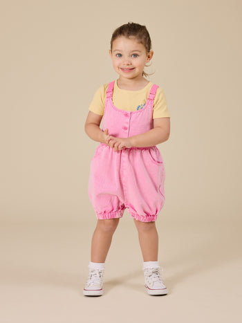 Cindy Denim Bubble Overalls