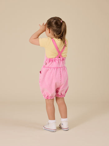 Cindy Denim Bubble Overalls
