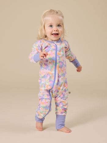 Pastel Bouquet Zipsuit