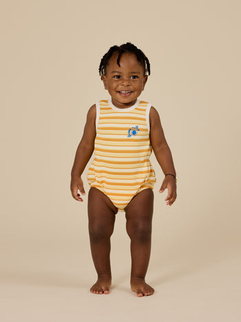 Sunshine Stripe Bubble Romper