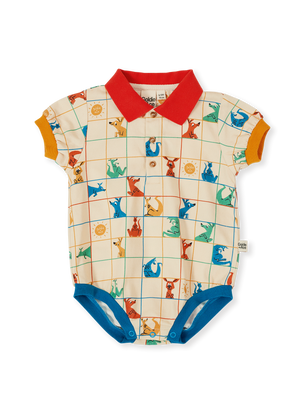 Hopscotch Polo Romper