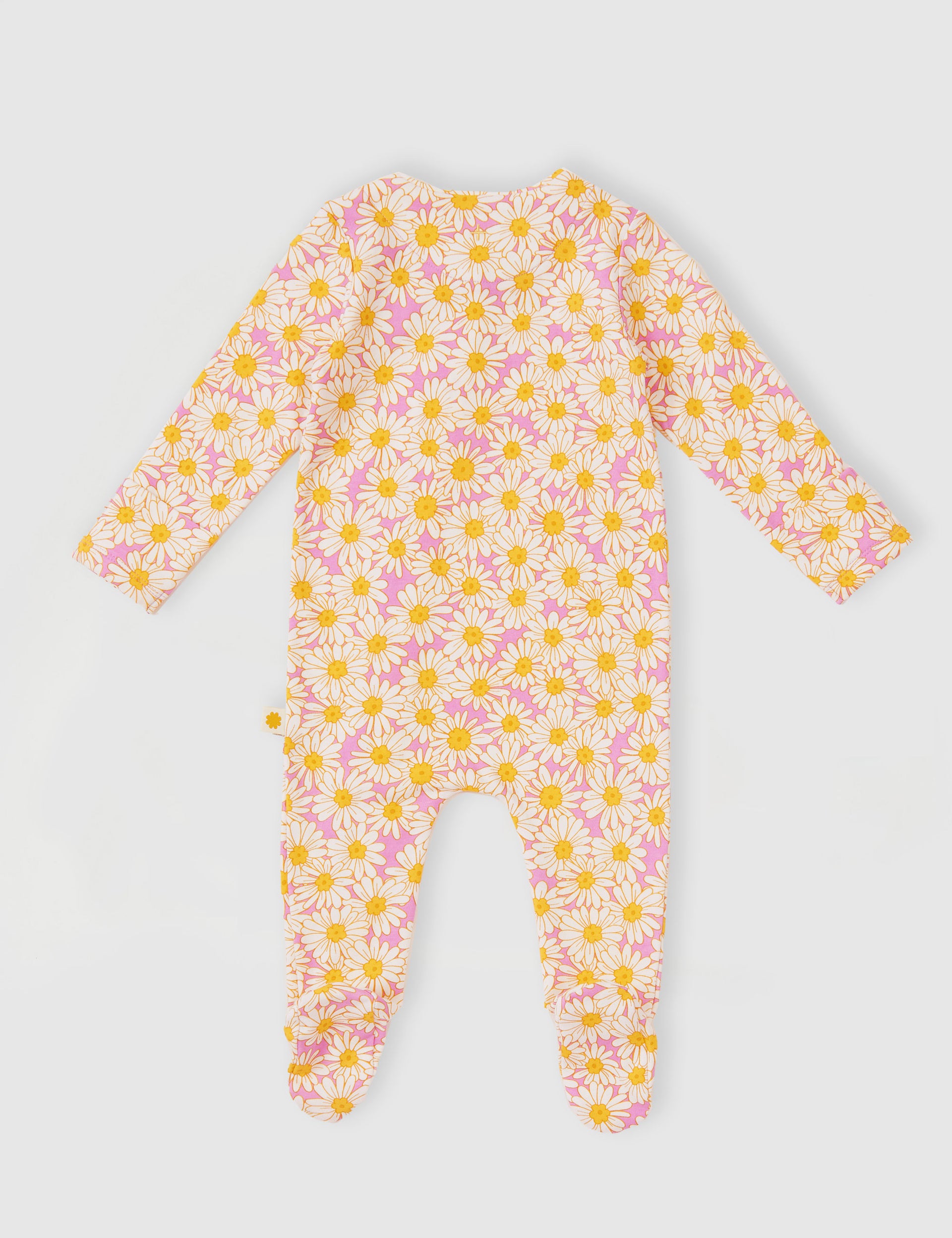 Daisy Meadow Footed Zipsuit