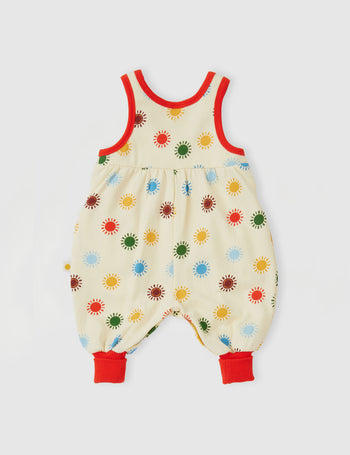 Sunny Days Balloon Overall Romper