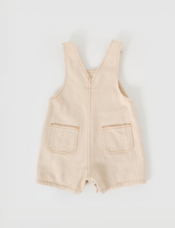 Burton Vintage Washed Denim Overalls Oat