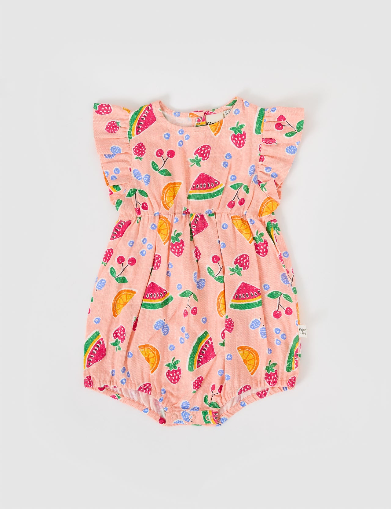 Lani Linen Romper Fruit Salad