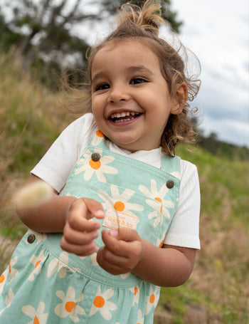 Bessie Bubble Shortalls Ditzy Daisy