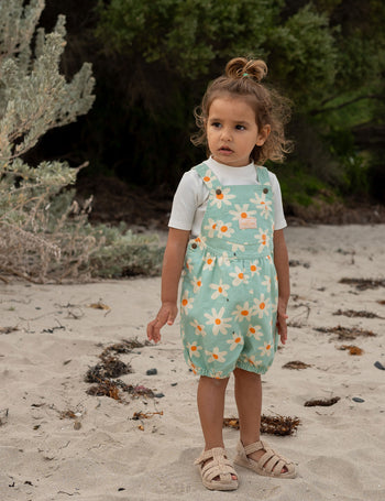 Bessie Bubble Shortalls Ditzy Daisy