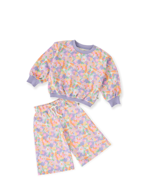 The Pastel Bouquet Sweat Set