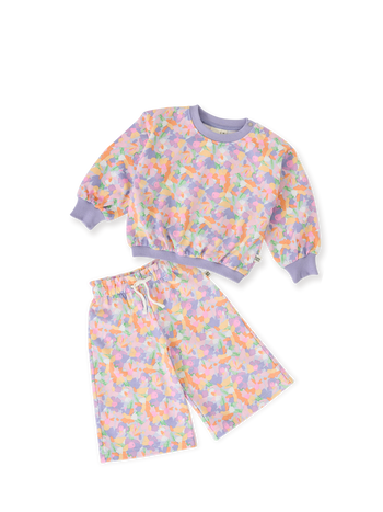 The Pastel Bouquet Sweat Set