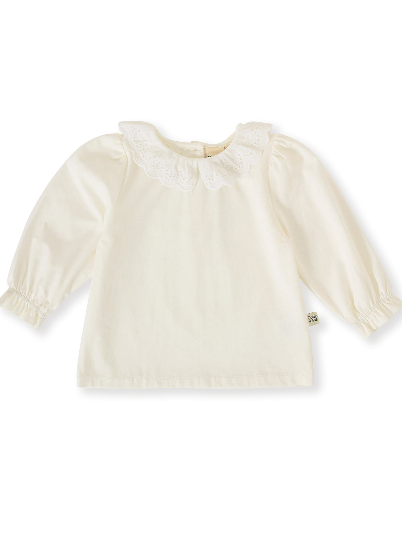 Laura Puff Sleeve Collar Long Sleeve Top