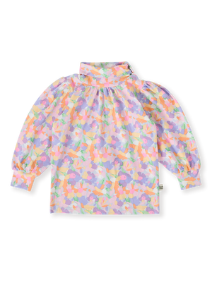 Pastel Bouquet Sofia Puff Sleeve Skivvy