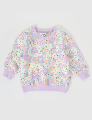 Flora Relaxed Terry Sweater