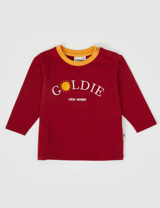 Goldie Sunshine Embroidered Long Sleeve Top